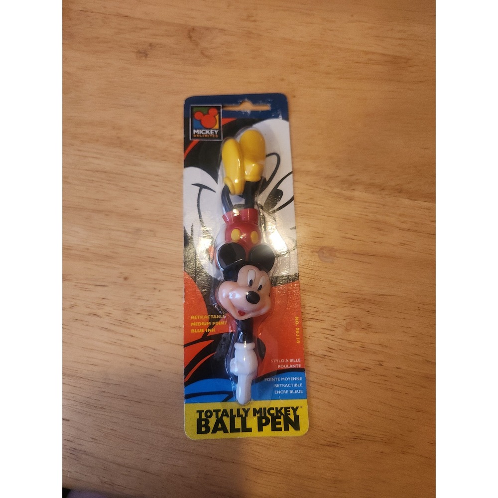 NEW Disney Totally Mickey Mouse Unlimited Pentech Ballpoint Pen Vintage 1995